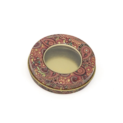4 ऑउंस 8 ऑउंस मेटल टिन कैंडल कंटेनर जार 70x20mm राउंड
